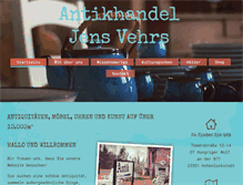 Tablet Screenshot of antik-vehrs.de